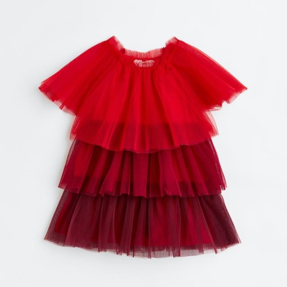 Voluminous tulle dress